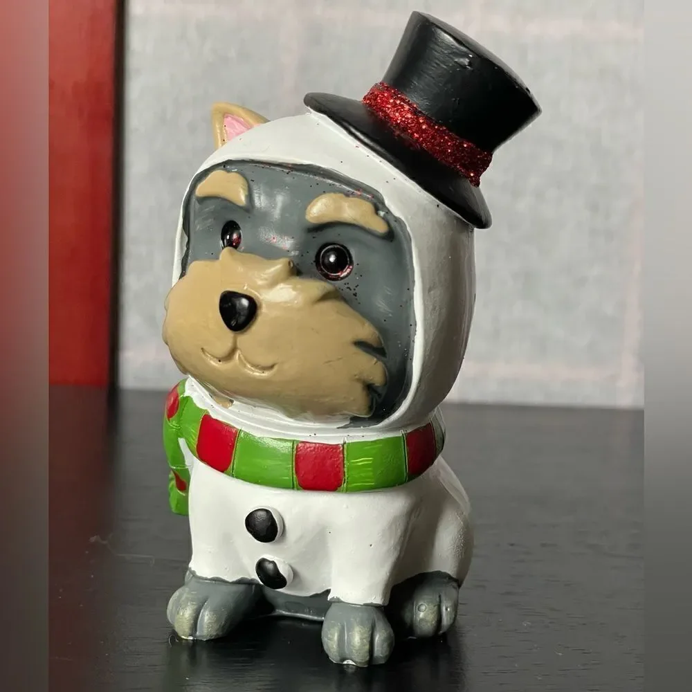 Christmas Dog Small Table Top Decoration